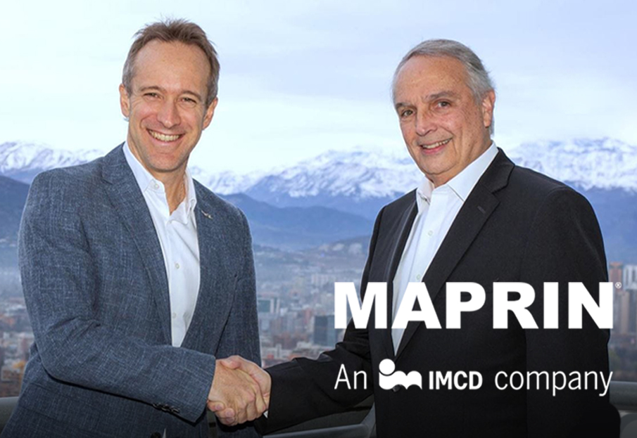IMCD continúa desarrollando una sólida presencia comercial en LATAM con la adquisición de MAPRIN®; un distribuidor chileno de especialidades químicas.