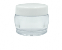 POTE ACRÍLICO 25ml con tapa blanca