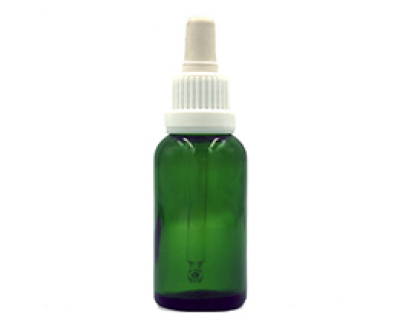 GOTARIO DE VIDRIO 30ml Verde con Pipeta