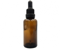GOTARIO DE VIDRIO 50ml Ámbar con Pipeta