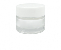 POTE DE VIDRIO 15ml con tapa blanca y sello