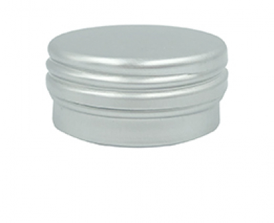 POTE DE ALUMINIO 10ml PLATEADO MATE