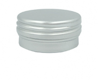 POTE DE ALUMINIO 10ml PLATEADO MATE