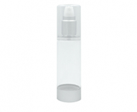 AIRLESS ACRÍLICO 50ml plateado mate / transparente / actuador blanco