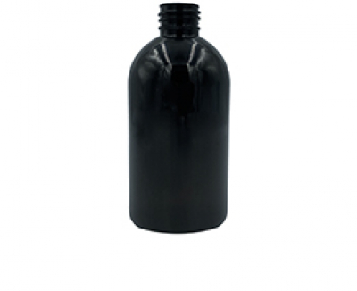 BOTELLA PET NEGRA 250ml barril bajo